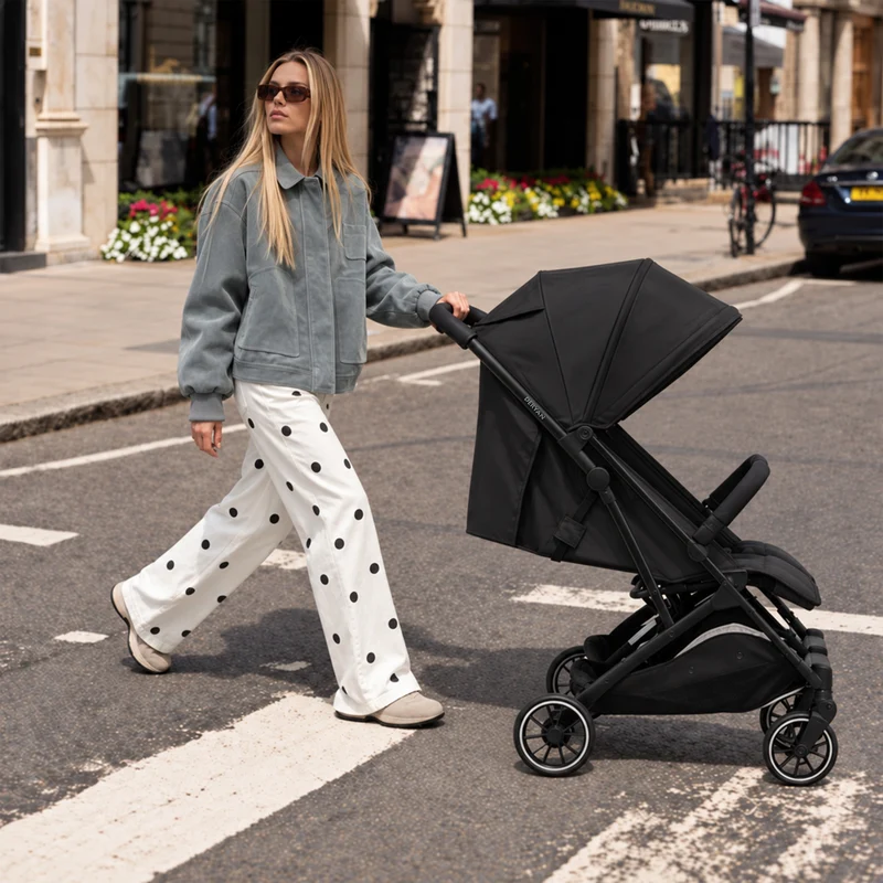 Deryan Luxe Rolo X2 Double Buggy - Duo Buggy - Schwarz