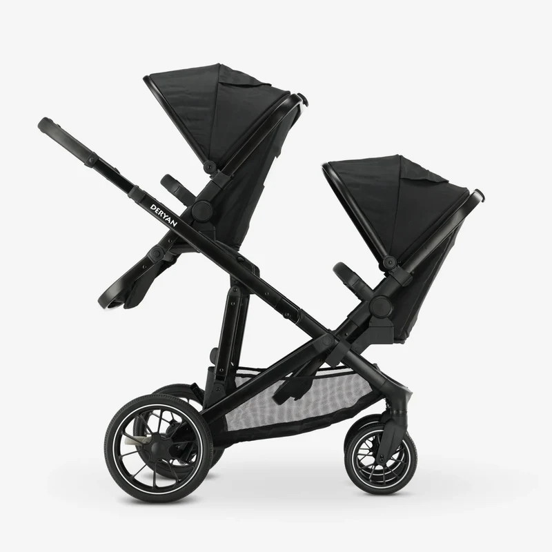 Deryan Evy V2 Kinderwagen - Duo Kinderwagen Schwarz