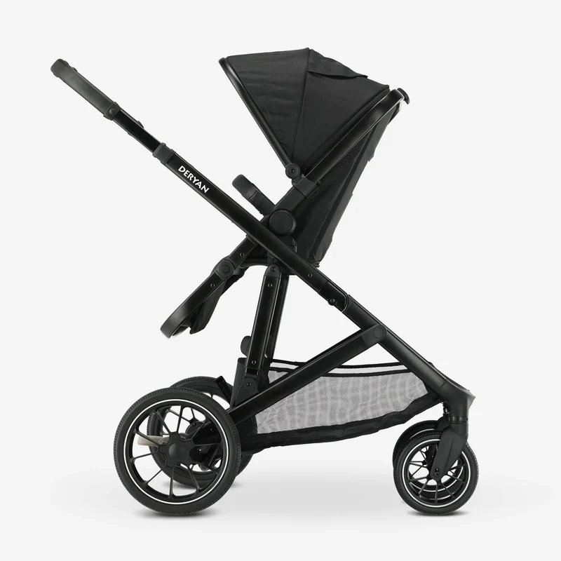 Deryan Evy V2 Kinderwagen - Duo Kinderwagen Schwarz