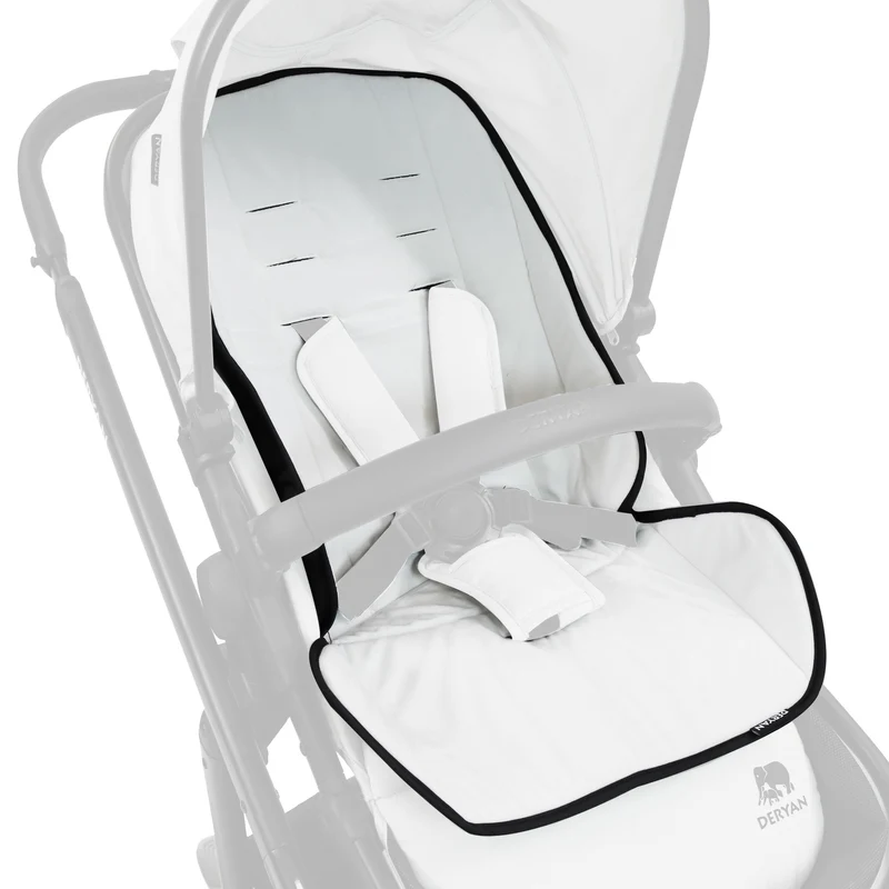 Deryan Polsterung für Evy Kinderwagen - Sitzbezug - Creme