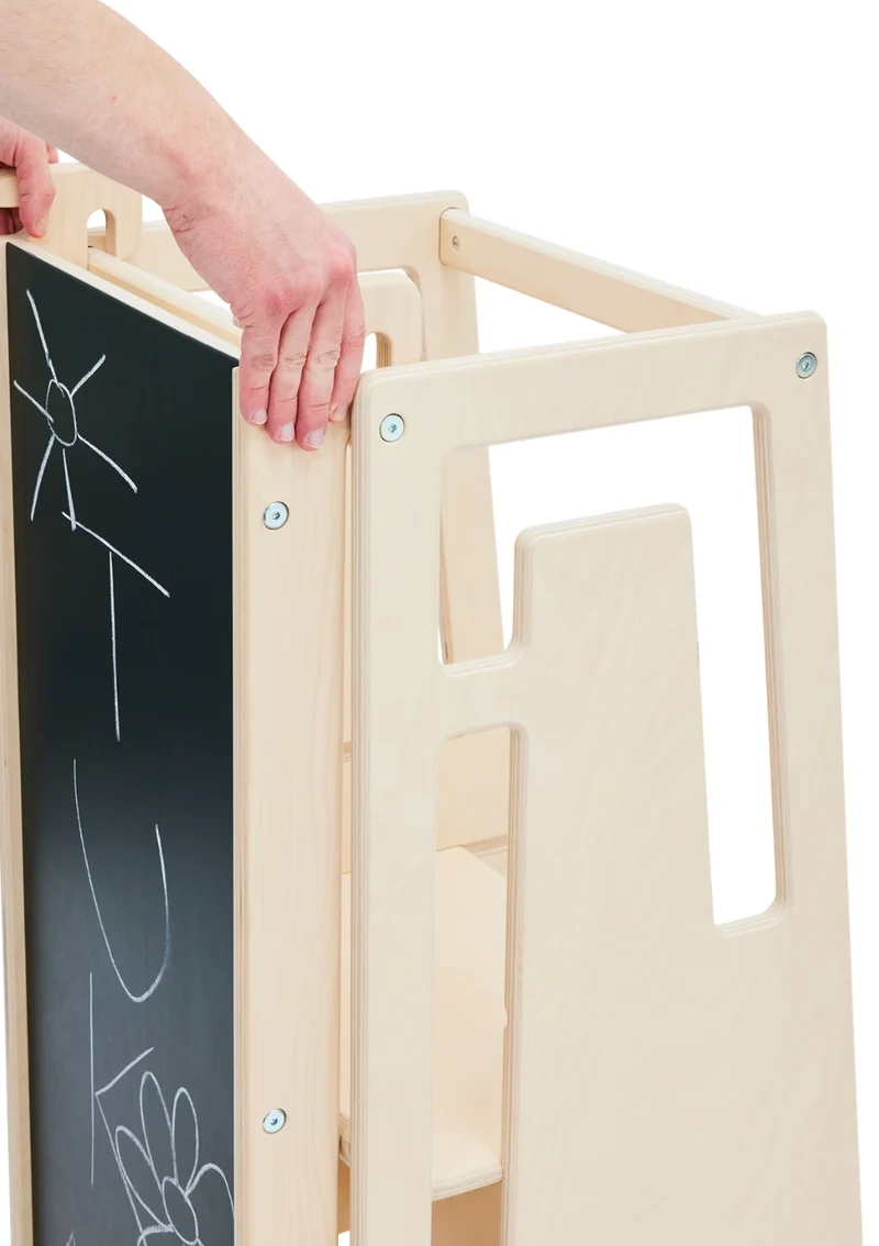 Rutsche mit Maltafel für Lernturm