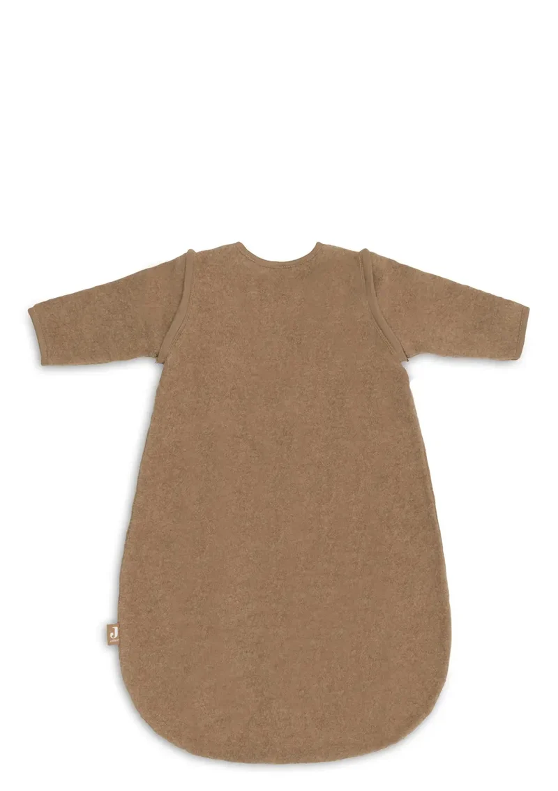 Merino Baby Schlafsack mit abnehmbaren Ärmeln TOG 2,0-2,5 Dark Hazel