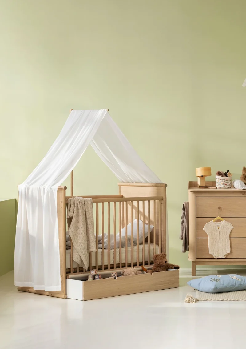 Himmelstange für Babybett 'Camp Novel' Eiche