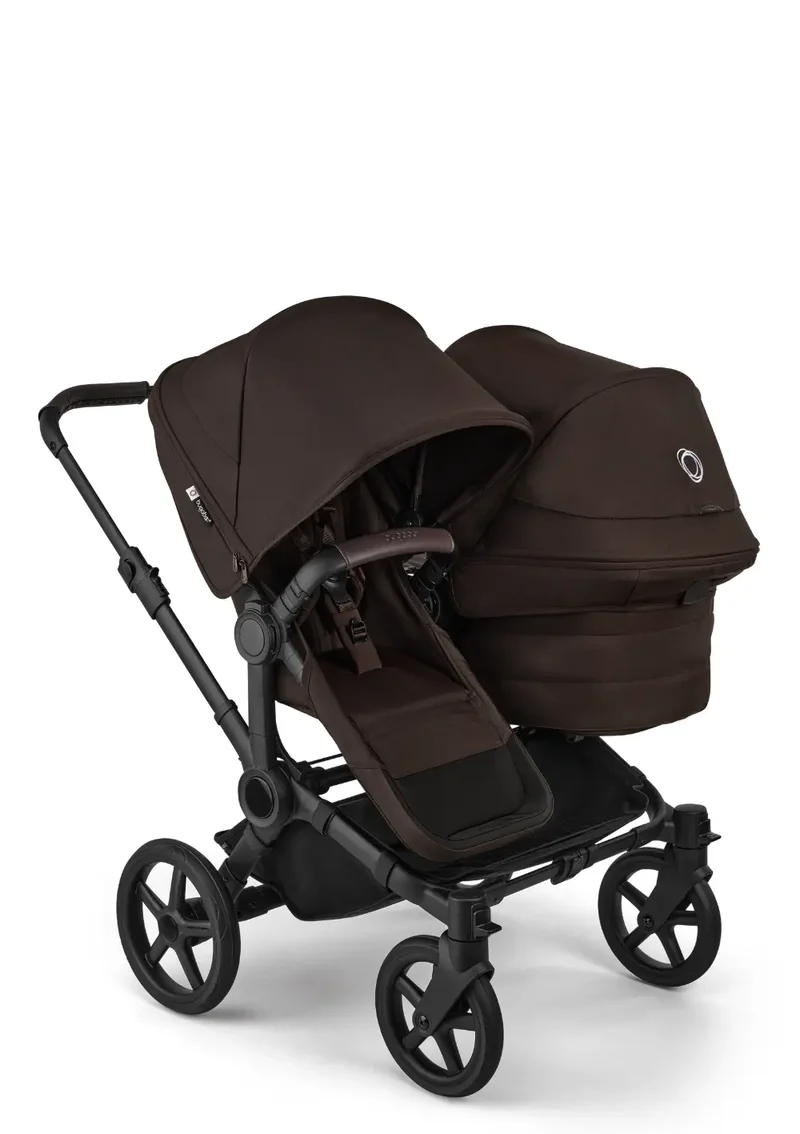 Geschwisterwagen-Set 'Donkey 6 Double' Cocoa Brown