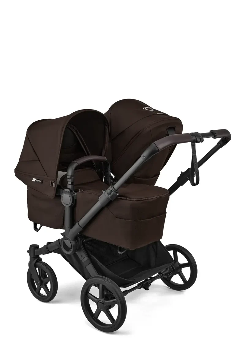 Geschwisterwagen-Set 'Donkey 6 Double' Cocoa Brown