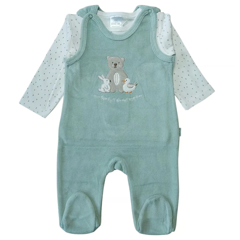 Little One U Nicky Strampler mint Bear Family