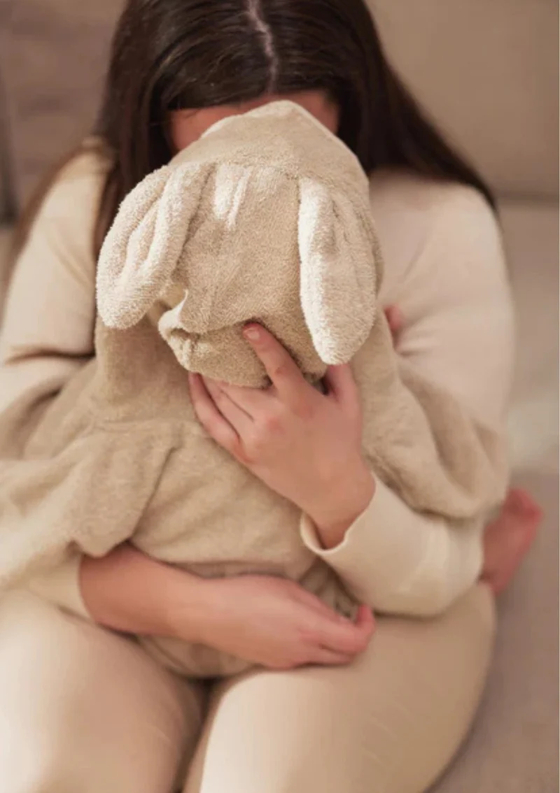 Badeponcho Nougat