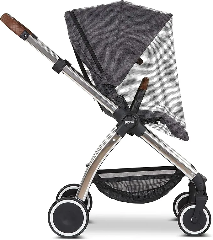 ABC Design Universal Moskitonetz – Insektenschutz für Kinderwagen, Sportwagen & Buggy – feinmaschig – Farbe: black