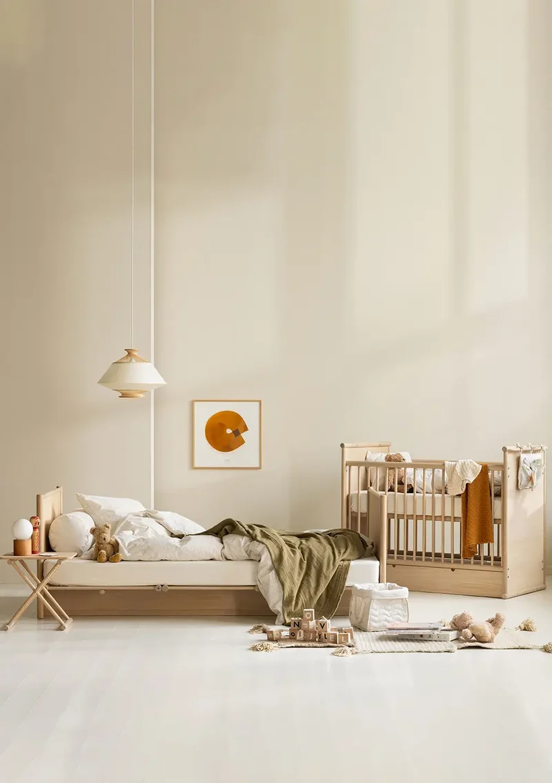 Baby- und Kinderbett 'Camp Novel' Eiche 120 x 60 cm / 200 x 120 cm