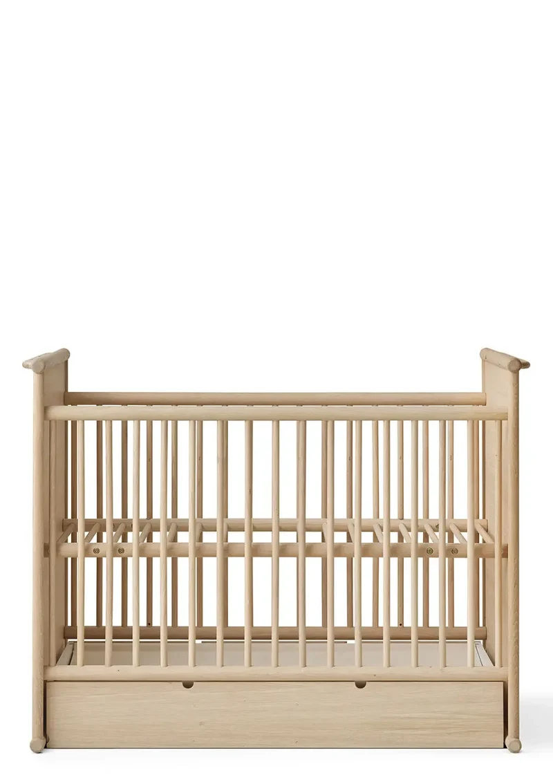 Baby- und Kinderbett 'Camp Novel' Eiche 120 x 60 cm / 200 x 120 cm