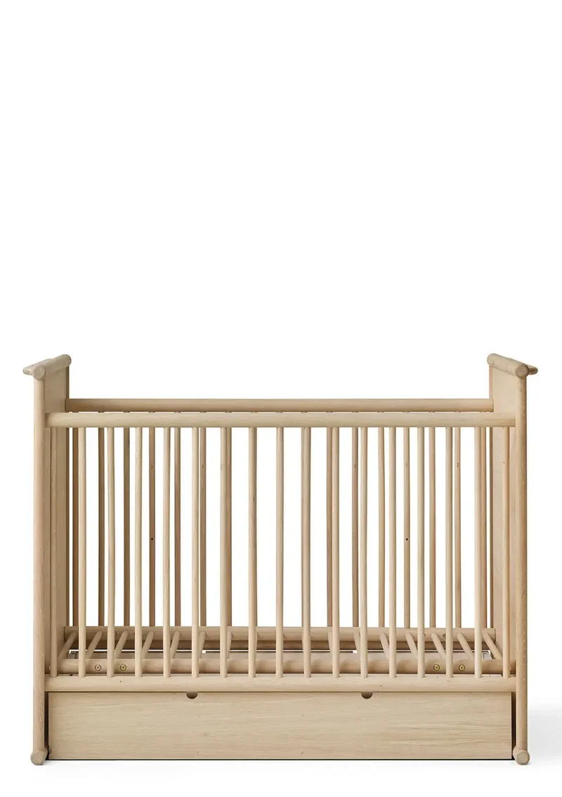 Baby- und Kinderbett 'Camp Novel' Eiche 120 x 60 cm / 200 x 120 cm
