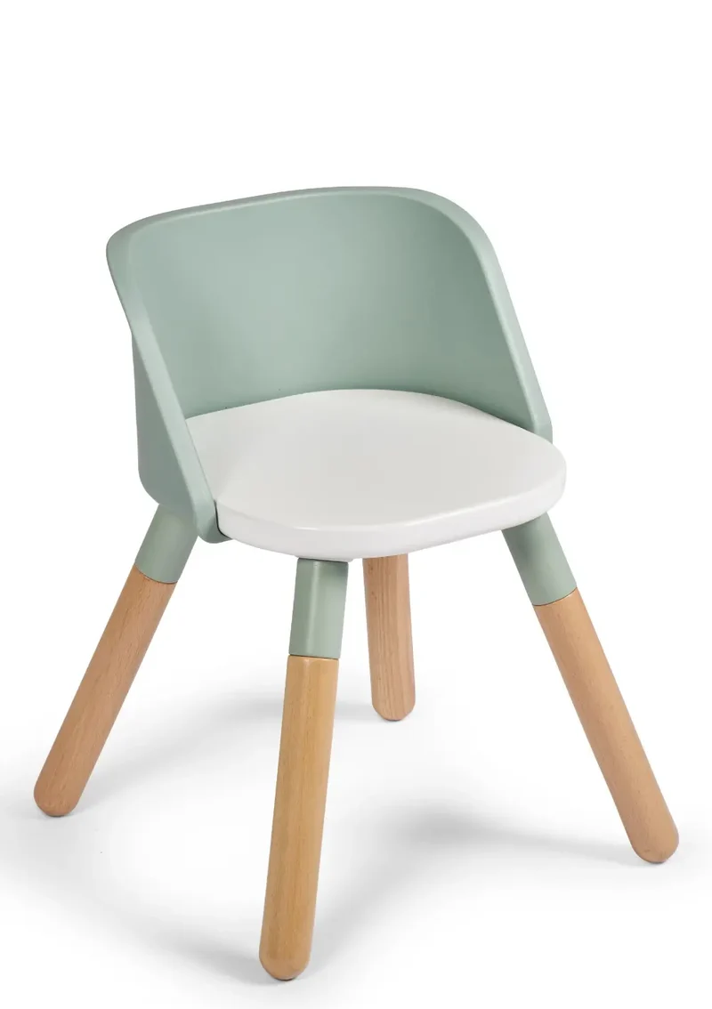 Spieltisch & Stühle Set Pastell Grün