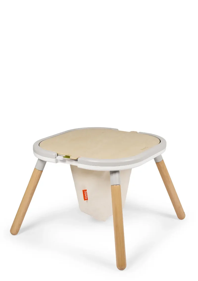 Spieltisch & Stühle Set Graphit Grau