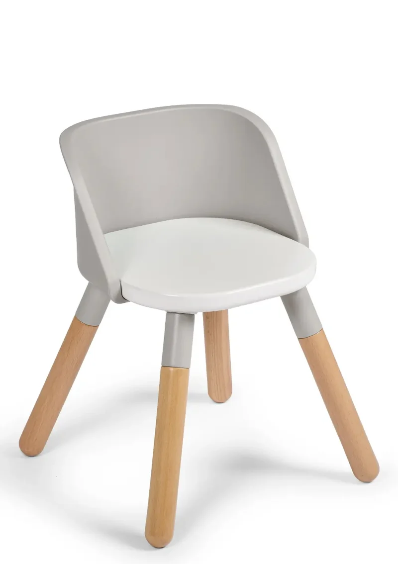 Spieltisch & Stühle Set Graphit Grau