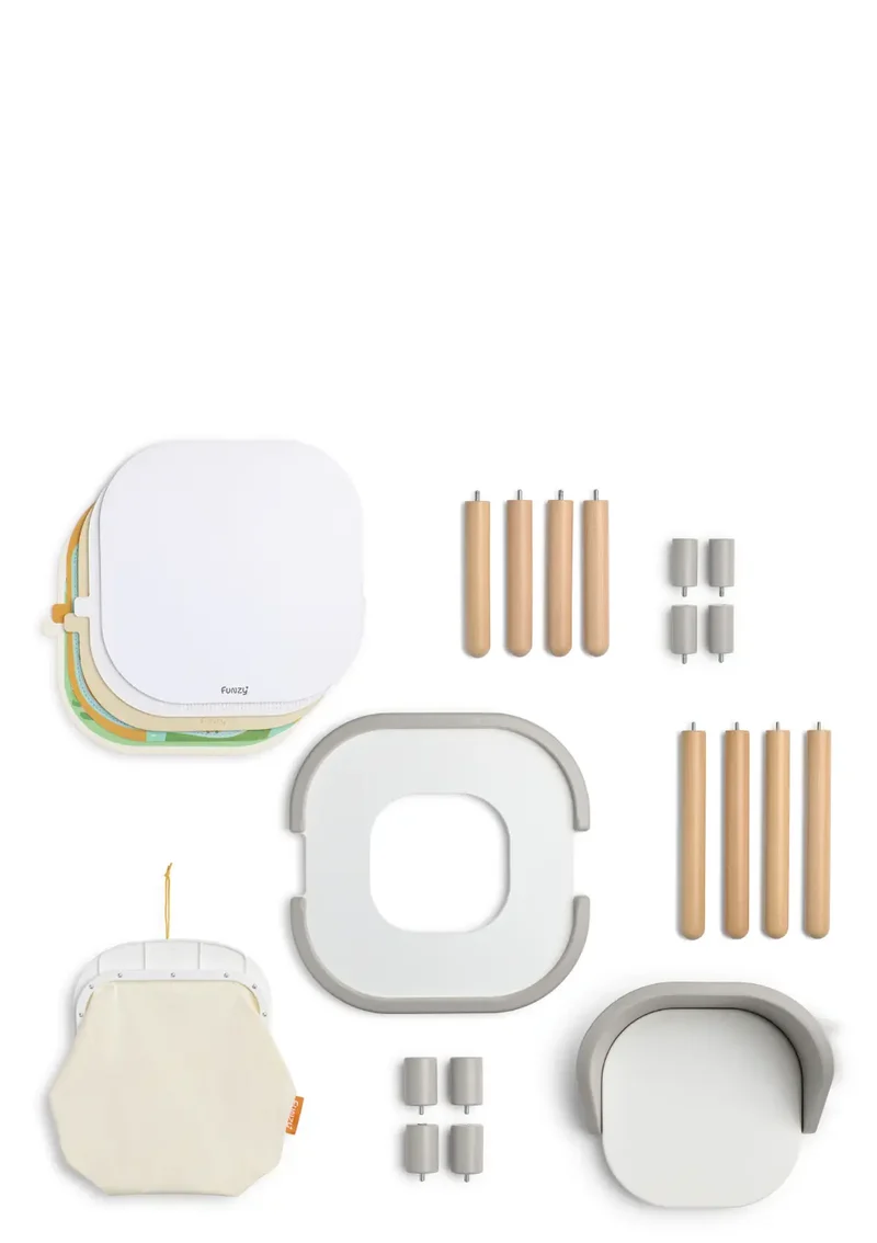 Spieltisch & Stühle Set Graphit Grau