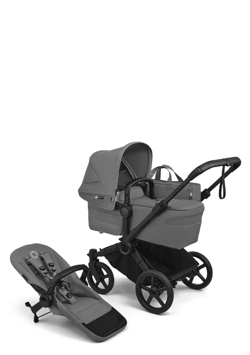 Kinderwagen-Set 'Donkey 6 Single' Moon Grey