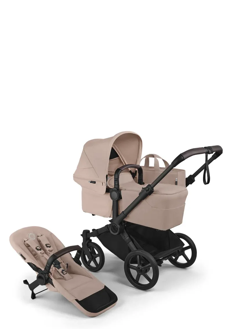 Kinderwagen-Set 'Donkey 6 Single' Desert Taupe Mélange