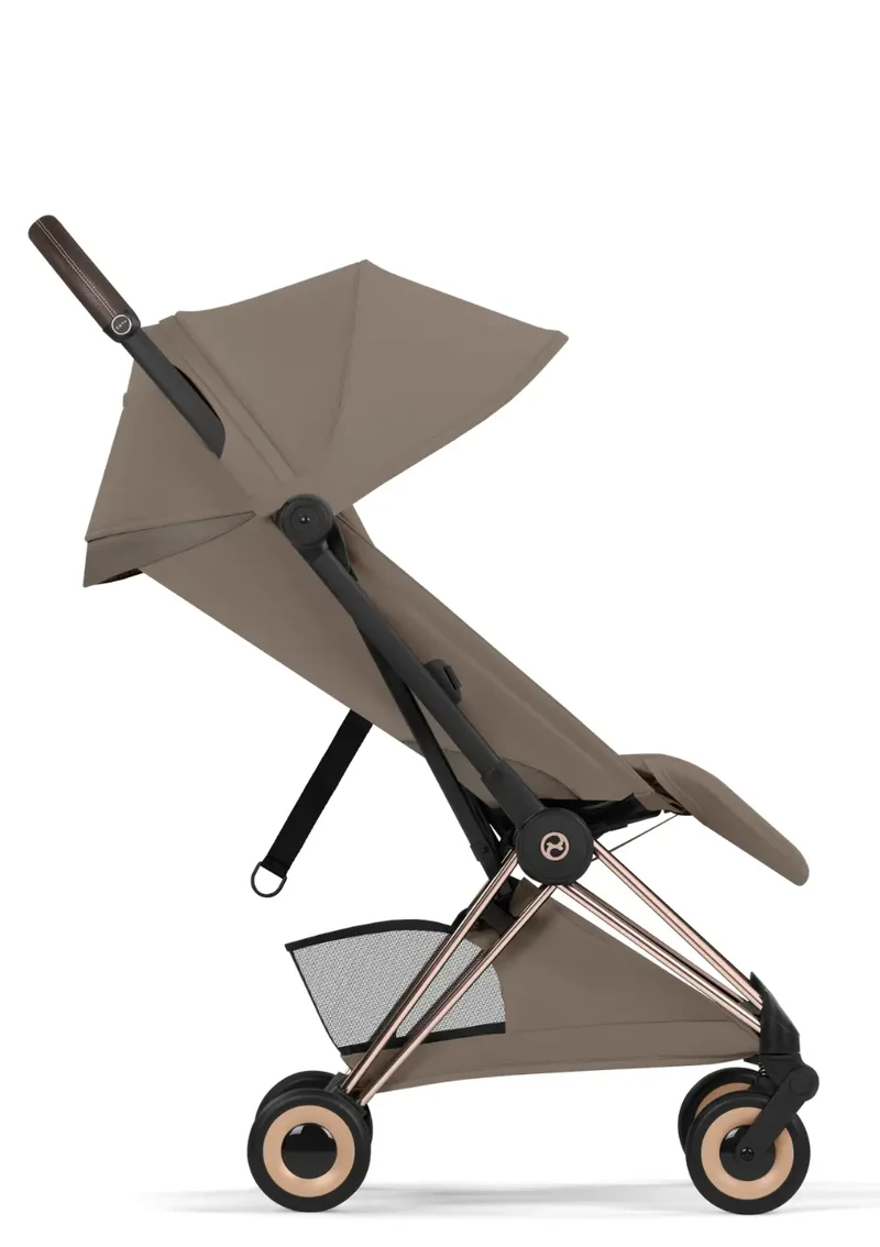 Buggy 'Coya Style' Coconut Brown / Roségold Frame