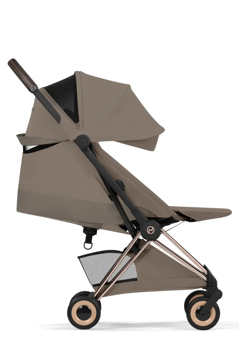 Buggy 'Coya Style' Coconut Brown / Roségold Frame