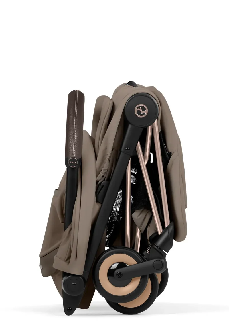 Buggy 'Coya Style' Coconut Brown / Roségold Frame
