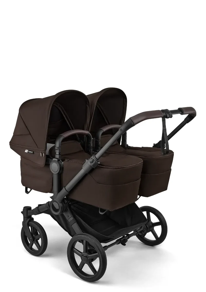 Zwillingswagen-Set 'Donkey 6 Twin' Cocoa Brown