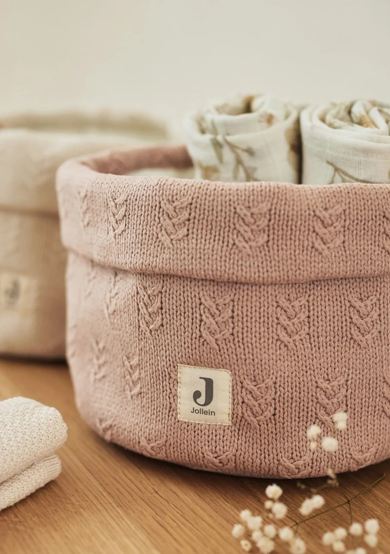 Pflegekörbchen 'Grain Knit' Wild Rose