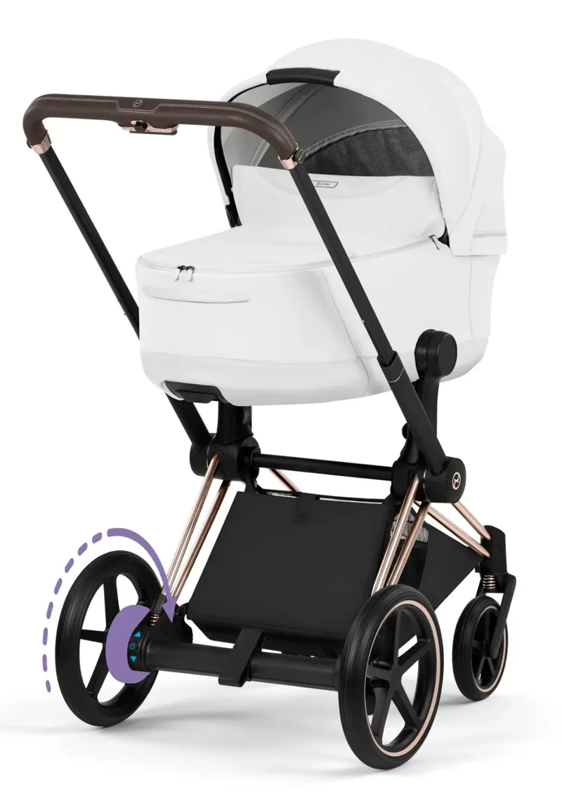 Kinderwagen-Set 'e-Priam Style' Off White