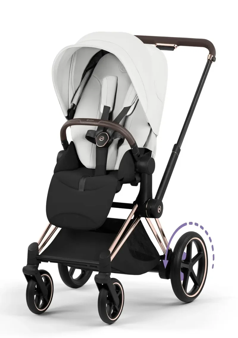 Kinderwagen-Set 'e-Priam Style' Off White