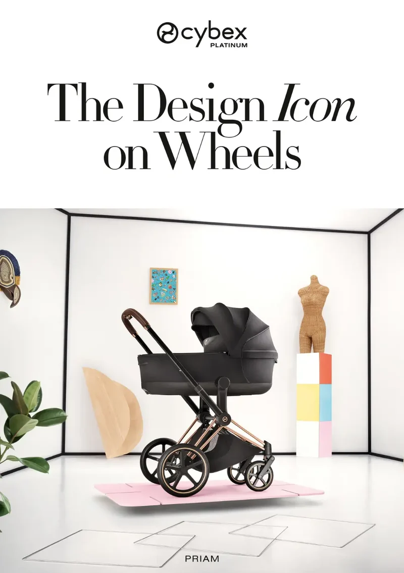 Kinderwagen-Set 'Priam Style' Coconut Brown