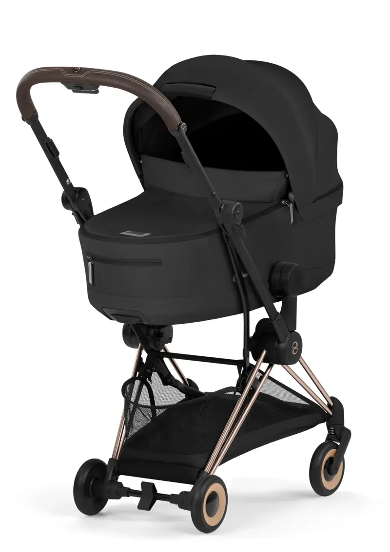 Buggy-Set 'Coya Comfort' Sepia Black / Roségold Frame