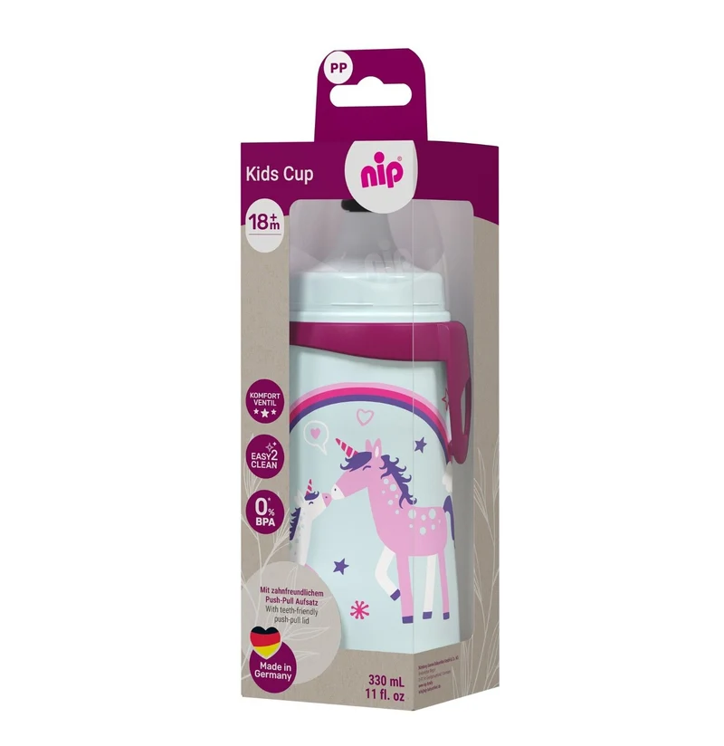 Nip Kinder Trinkflasche Kids Cup 330ml PP
