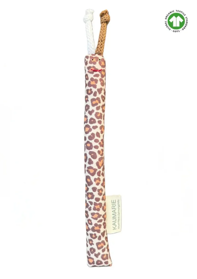 Zahnungshilfe Bio Kaumarie 'Benedikt' braun leopard