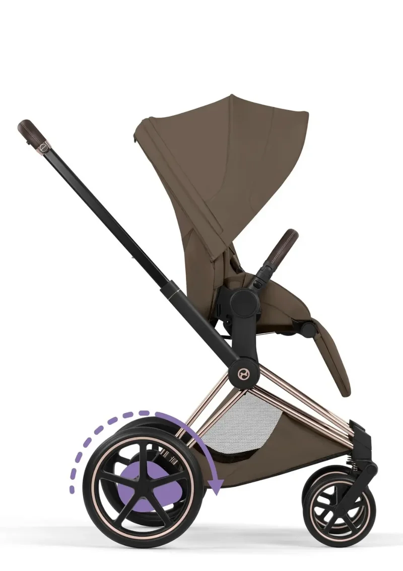 Kinderwagen-Set 'e-Priam Style' Coconut Brown