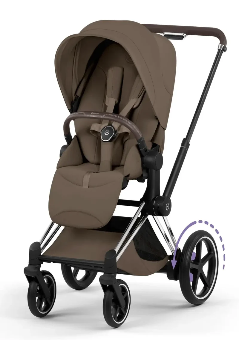 Kinderwagen-Set 'e-Priam Style' Coconut Brown