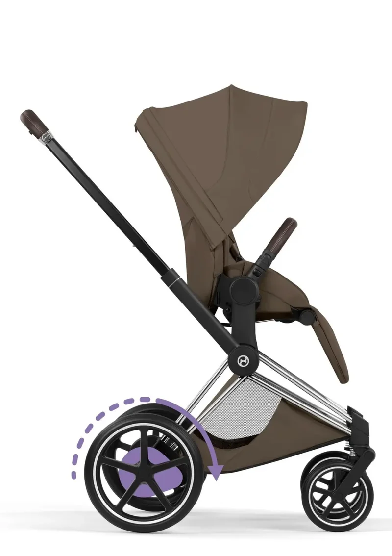 Kinderwagen-Set 'e-Priam Style' Coconut Brown