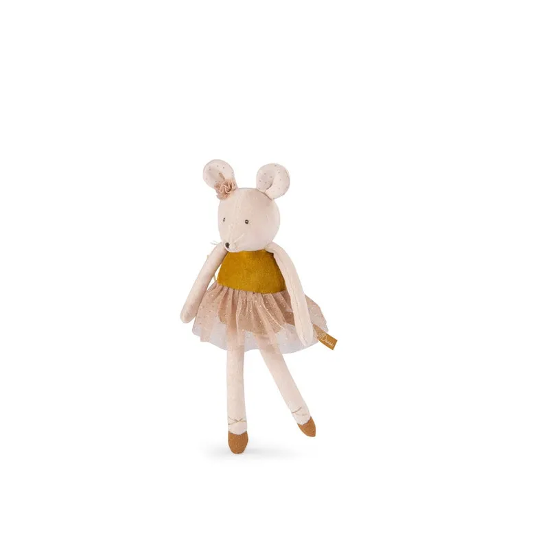 Moulin Roty Plüschtier Maus Gold 31cm La petite ecole de danse