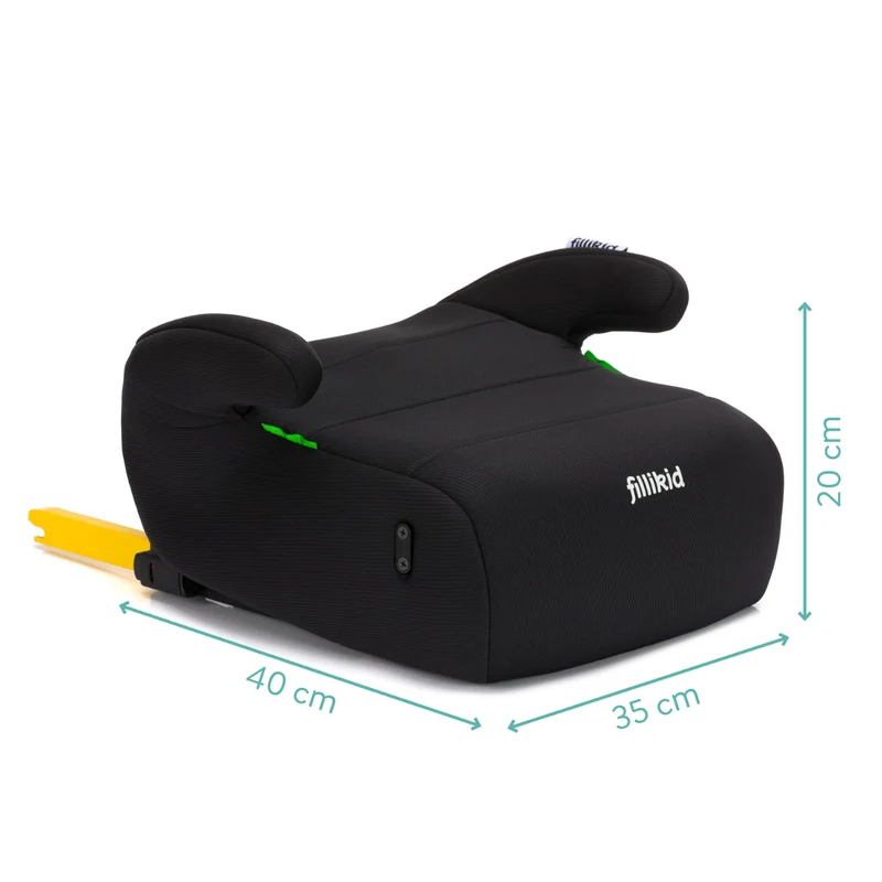 Fillikid Sitzerhöhung ERGO FIX mit Isofix - Schwarz