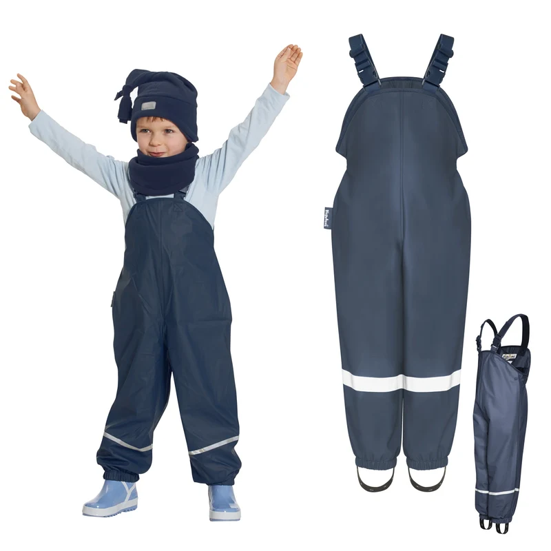 Playshoes Regenlatzhose warm gefüttert mit Fleece