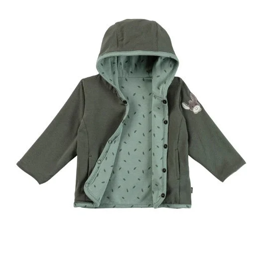Sterntaler Baby Wendejacke mit Kapuze Waldgrün