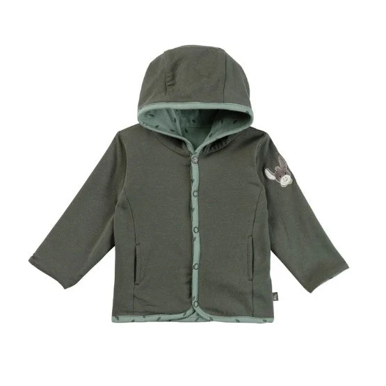 Sterntaler Baby Wendejacke mit Kapuze Waldgrün