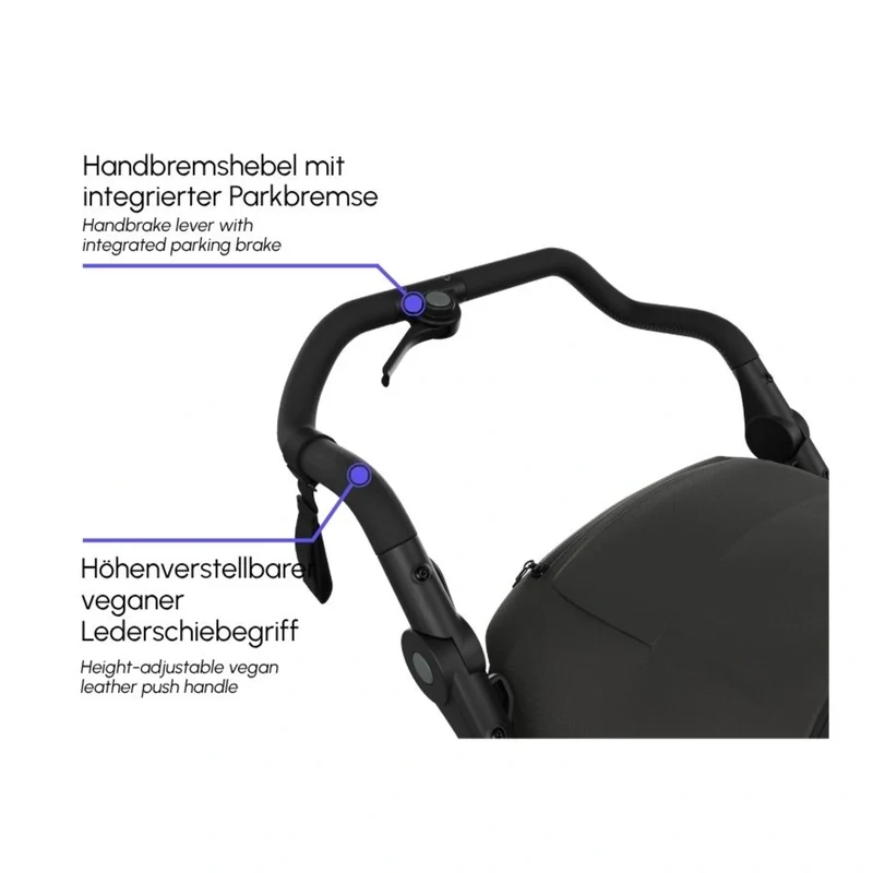 tfk PRO - Kombikinderwagen 2-in-1 mit Luftrad-Set