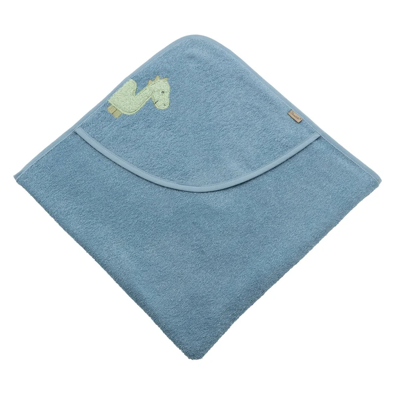 Sterntaler Frottee Kapuzenbadetuch Dino Rexi Blau