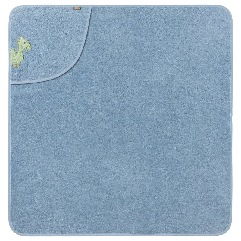 Sterntaler Frottee Kapuzenbadetuch Dino Rexi Blau