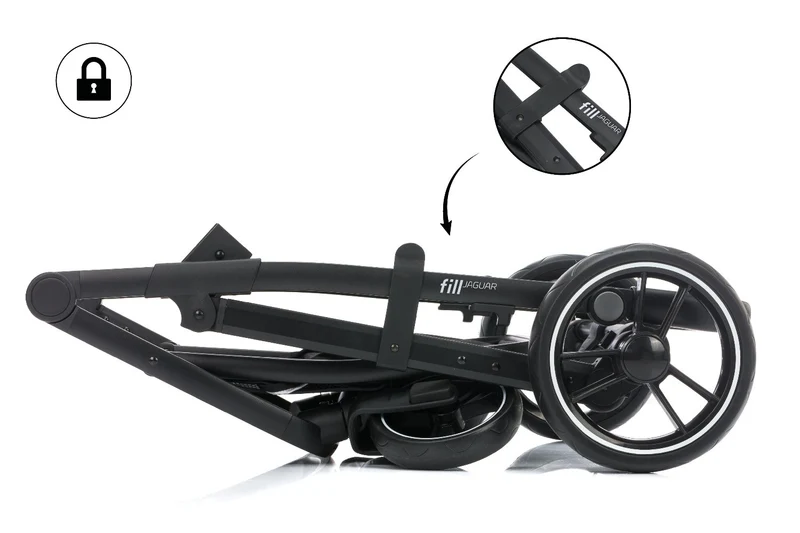 Fillikid Kinderwagen Set fill Jaguar inkl. Autositz