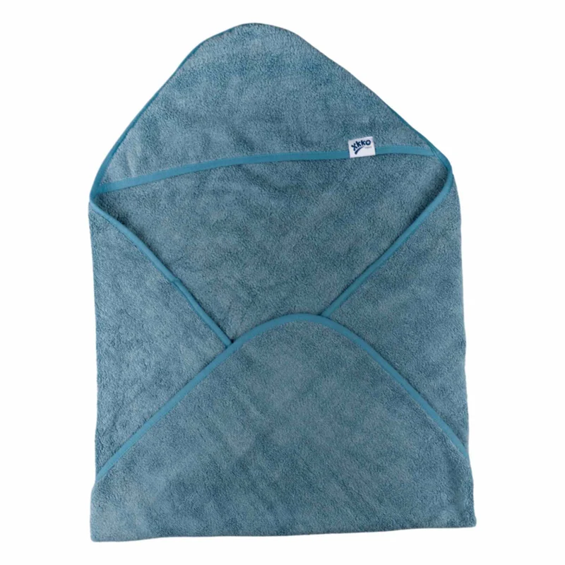 xkko Baby Kapuzenbadetuch aus Bio Baumwolle