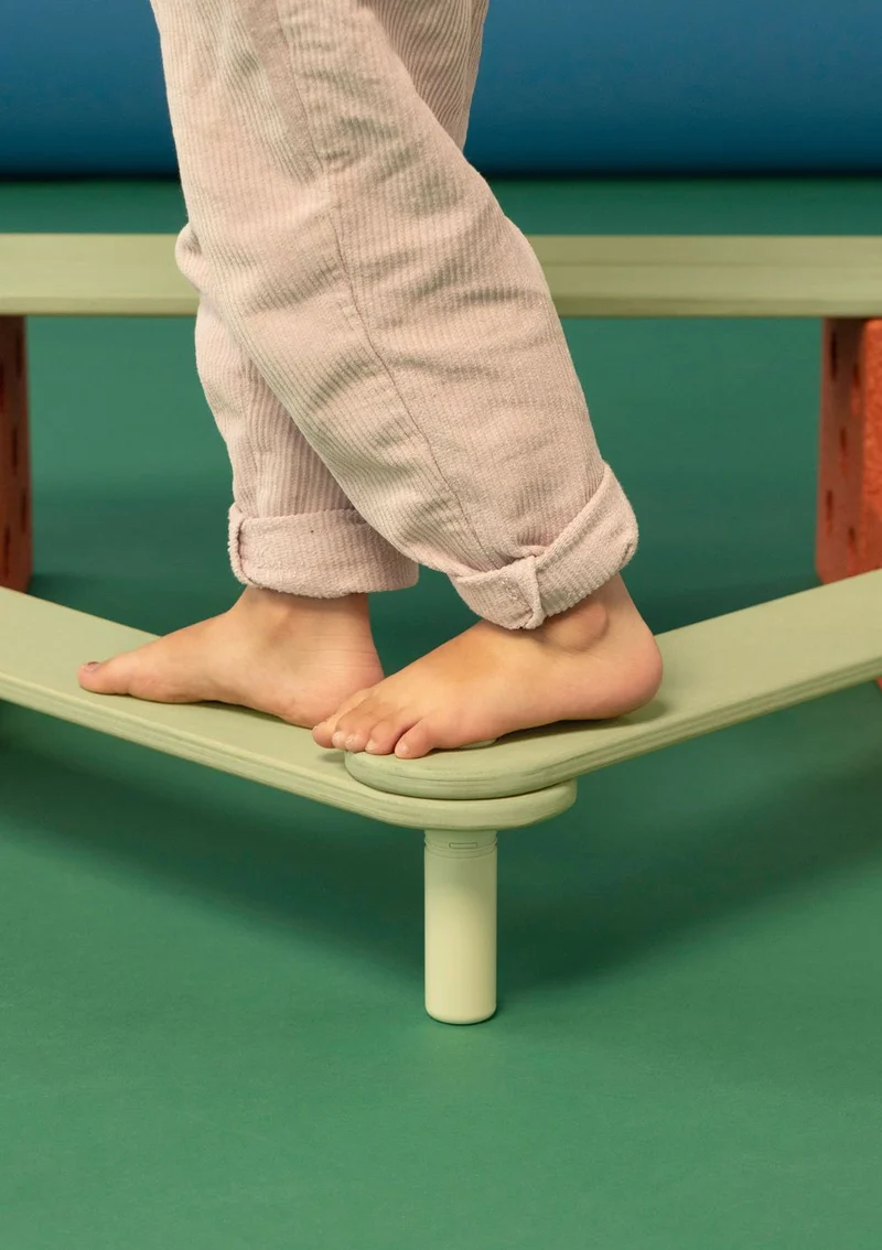 Balance Track-Set 17-teilig Burnt Orange / Dusty Green