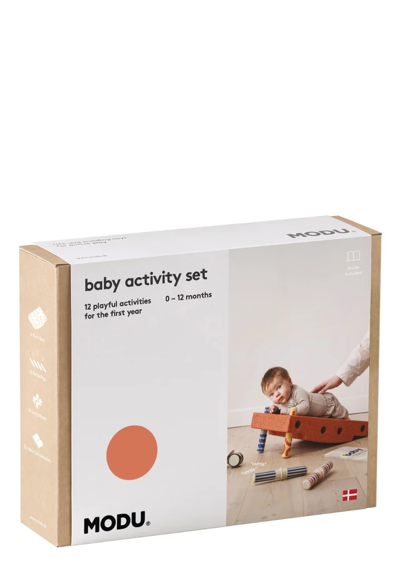 Baby Activity Set 10-teilig Burnt Orange / Dusty Green