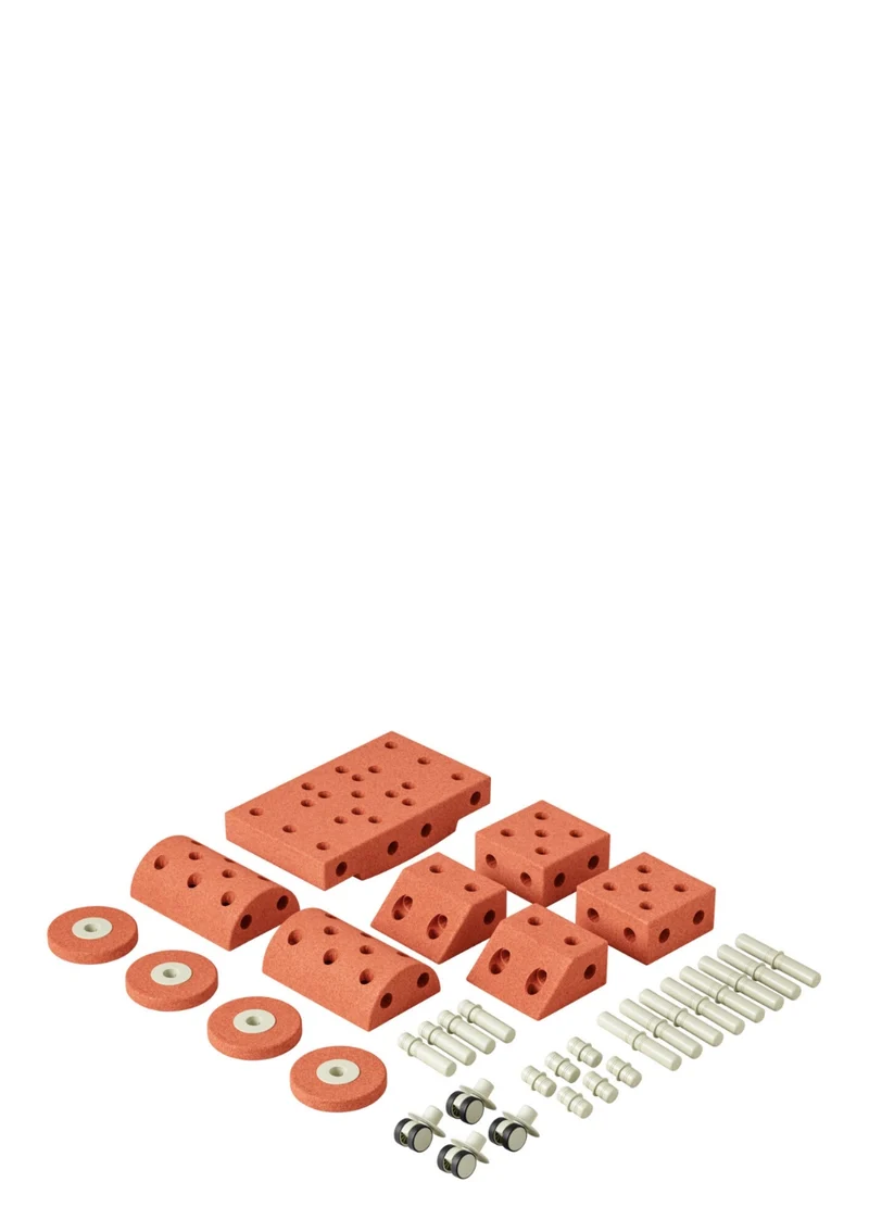 Bauspielzeug 'Dreamer-Set' 34-teilig Burnt Orange / Dusty Green