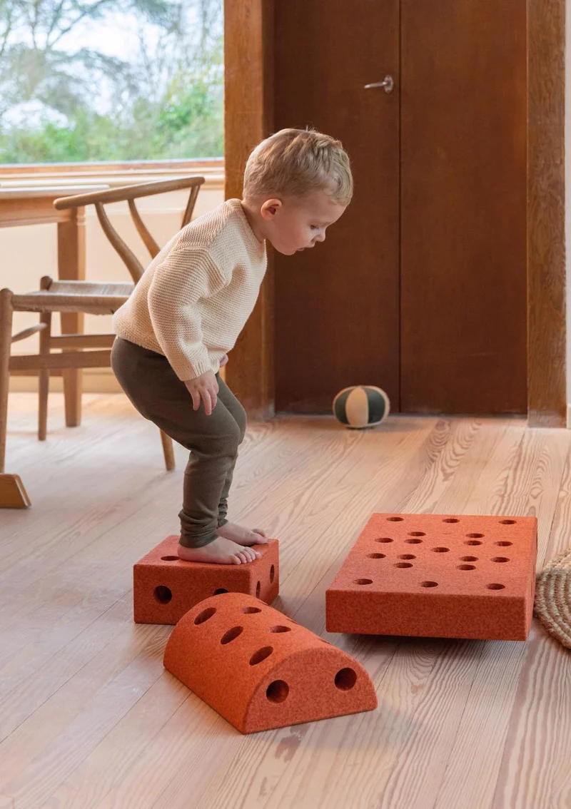 Bauspielzeug 'Curiosity-Set' 14-teilig Burnt Orange / Dusty Green
