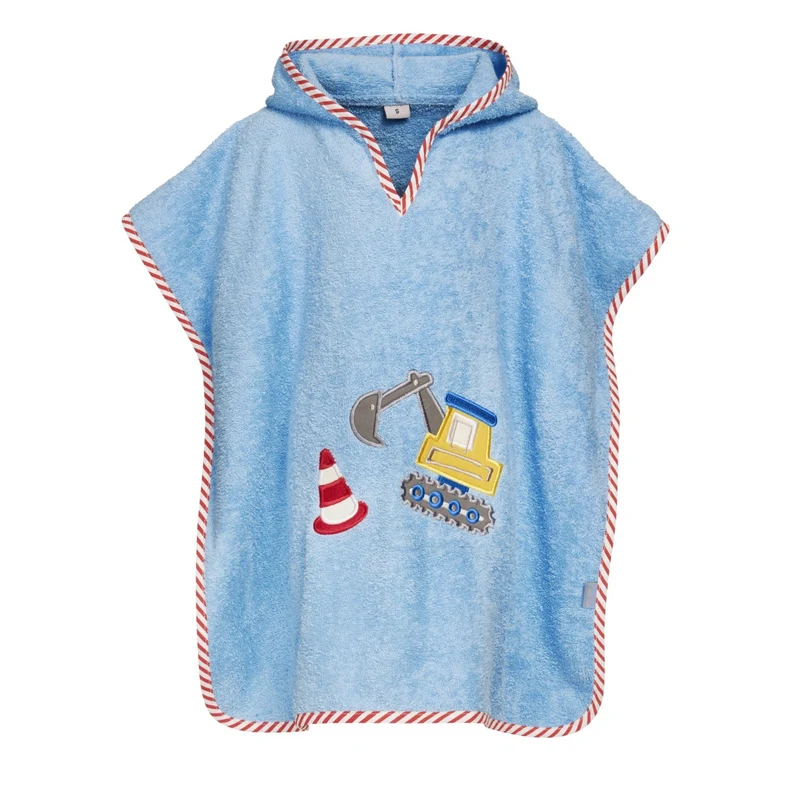 Playshoes Frottee Poncho Bagger hellblau